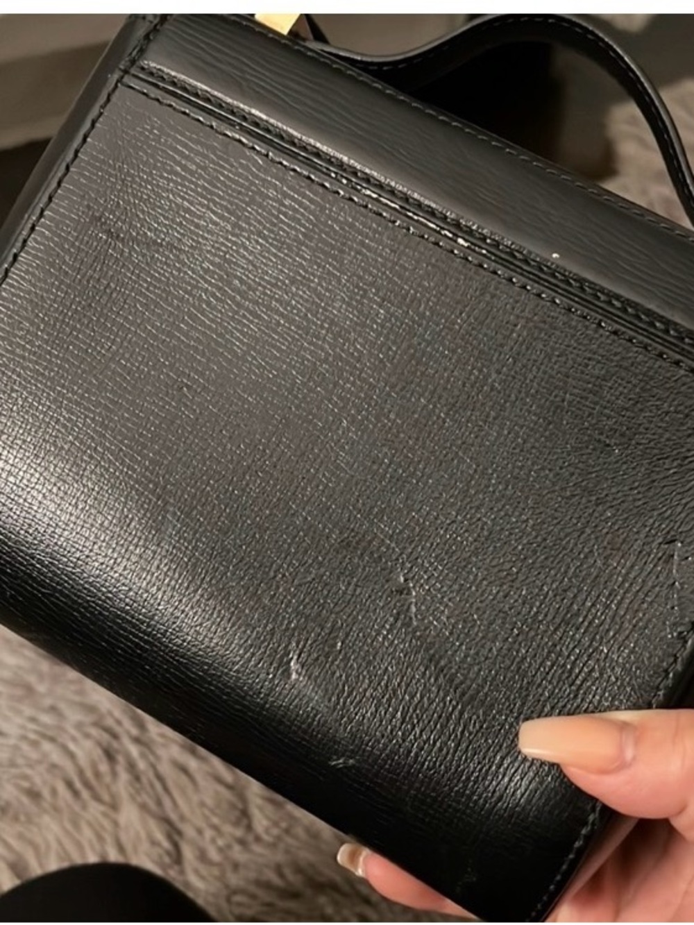 Givenchy Black Small Pandora Box  Leather crossbody bag purse - Picture 9 of 14